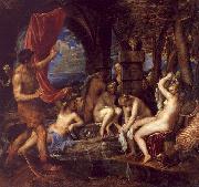  Titian Diana and Actaeon oil on canvas